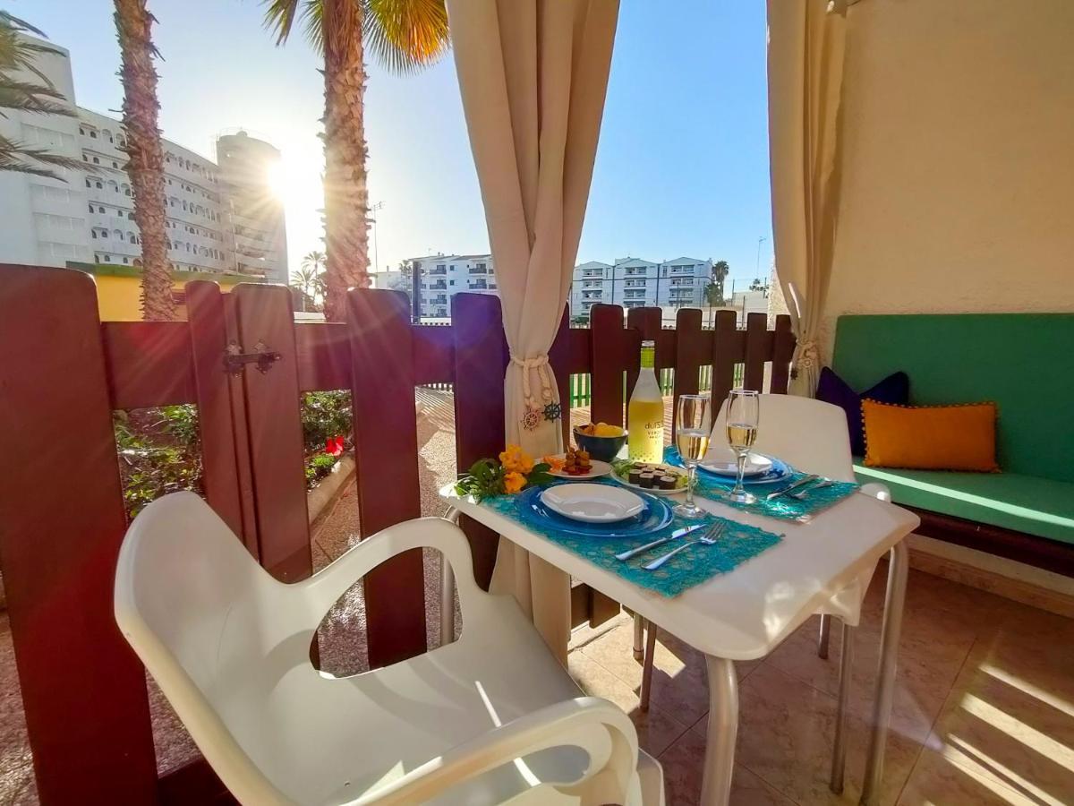Playa Del Ingles, 4 Min A Pie De La Playa Apartment มาสปาโลมาส ภายนอก รูปภาพ